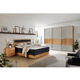 BOXSPRINGBETT 180/200 cm  in Eichefarben, Dunkelblau  - Eichefarben/Schwarz, KONVENTIONELL, Holz/Holzwerkstoff (180/200cm) - Valnatura