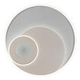 LED-DECKENLEUCHTE 50/5 cm  - Champagner/Silberfarben, Design, Kunststoff/Metall (50/5cm) - Novel