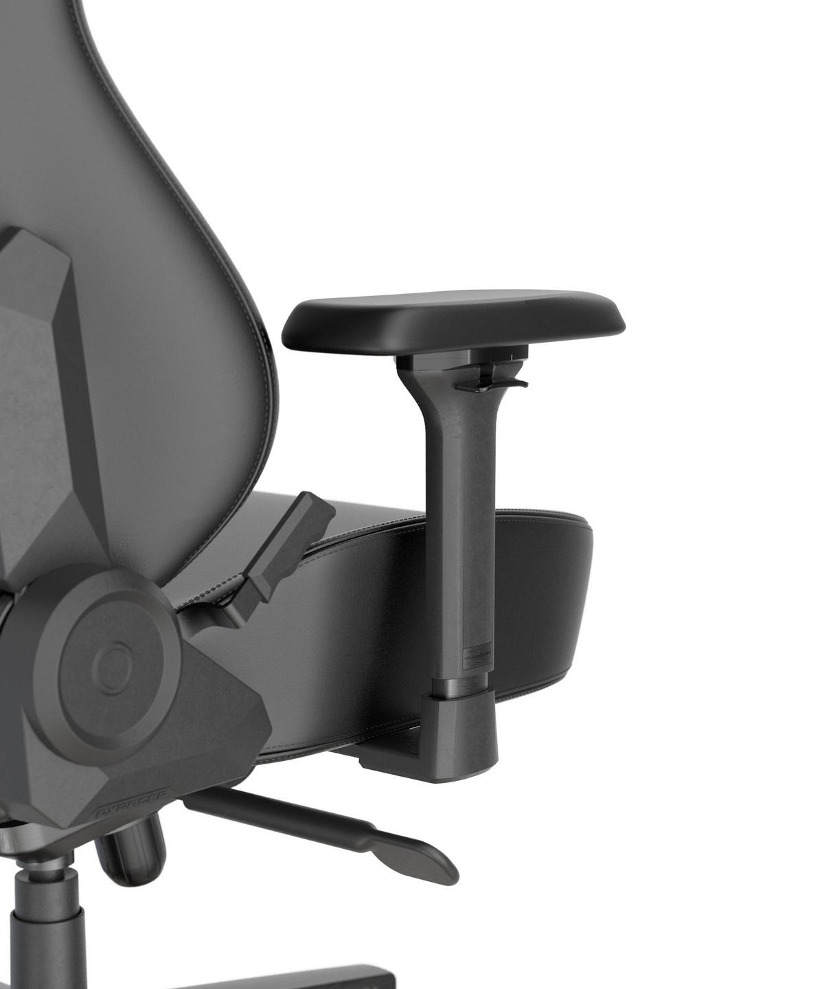 GAMINGSTUHL Schwarz Metall, Textil   - Schwarz, KONVENTIONELL, Textil/Metall (70/132/70cm) - Dxracer