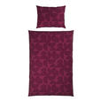 BETTWÄSCHE Satin 140/200 cm  - Bordeaux/Multicolor, KONVENTIONELL, Textil (140/200cm) - Novel