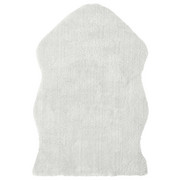 KUNSTFELL - Weiß, KONVENTIONELL, Textil (55/80cm) - Boxxx