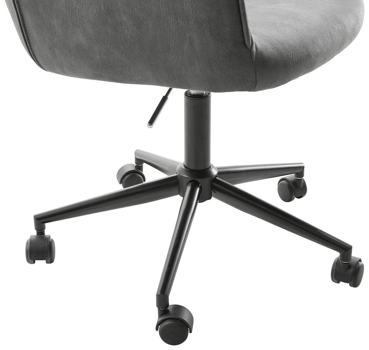 KANCELARIJSKA STOLICA  siva, crna   - siva/crna, Osnovno, metal/tekstil (57/88-100/62cm) - Xora