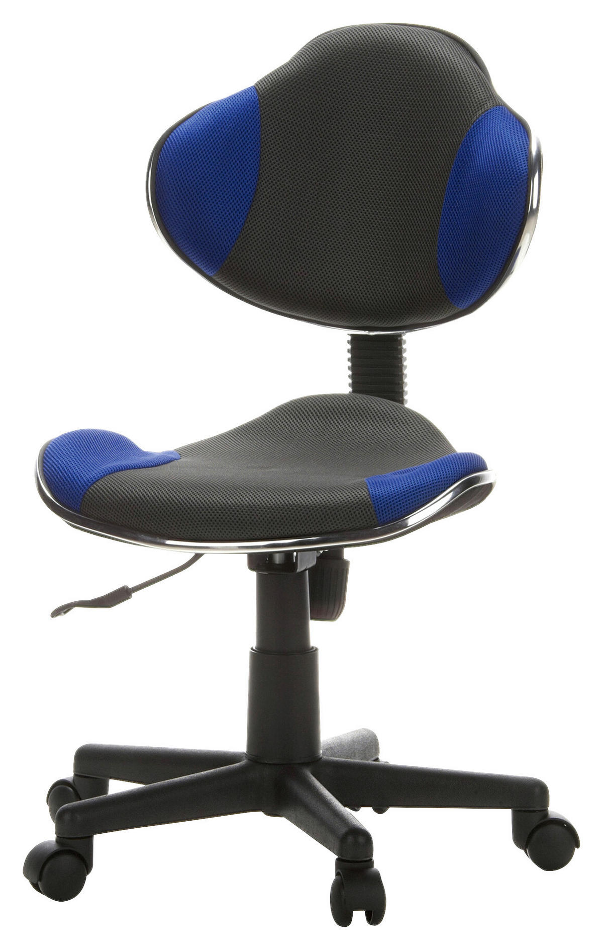 MLADINSKI VRTLJIVI STOL umetna masa modra, siva  - modra/siva, Basics, umetna masa (45/86-101/42cm) - MID.YOU