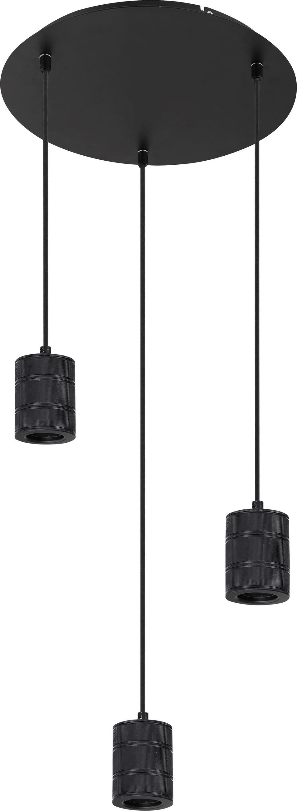 HÄNGELEUCHTE 35/160 cm  - Schwarz, Trend, Metall (35/160cm) - Marama