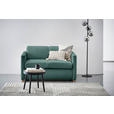 SCHLAFSOFA  in Flachgewebe Türkis  - Türkis/Buchefarben, KONVENTIONELL, Holz/Textil (144/81/97,5cm) - Carryhome