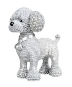 DEKOHUND - Silberfarben, Basics, Kunststoff (15/9,5/15cm)