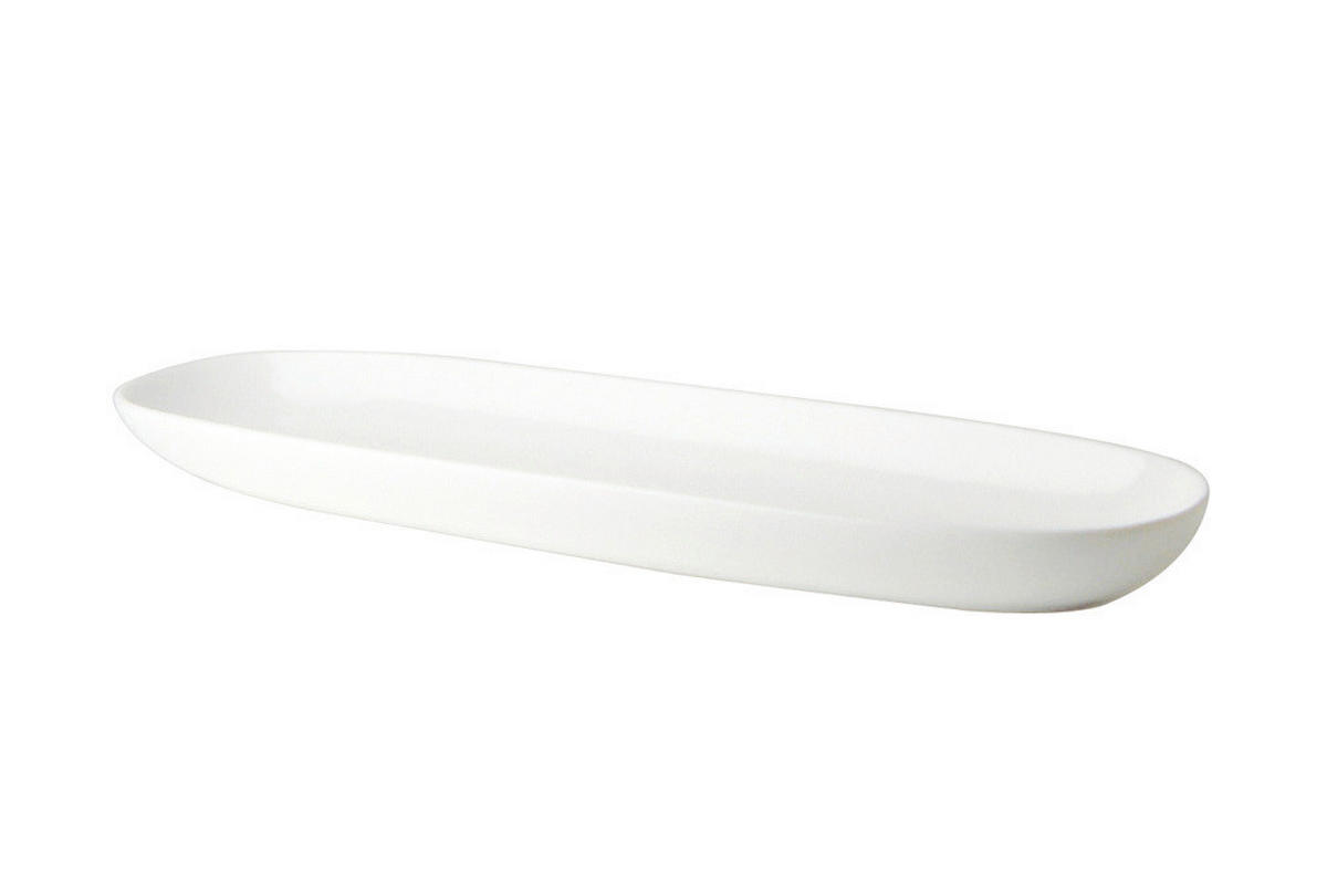TANIER NA PEČIVO porcelán keramika  - biela, Basics, keramika (40/3/12cm) - Maxwell & Williams