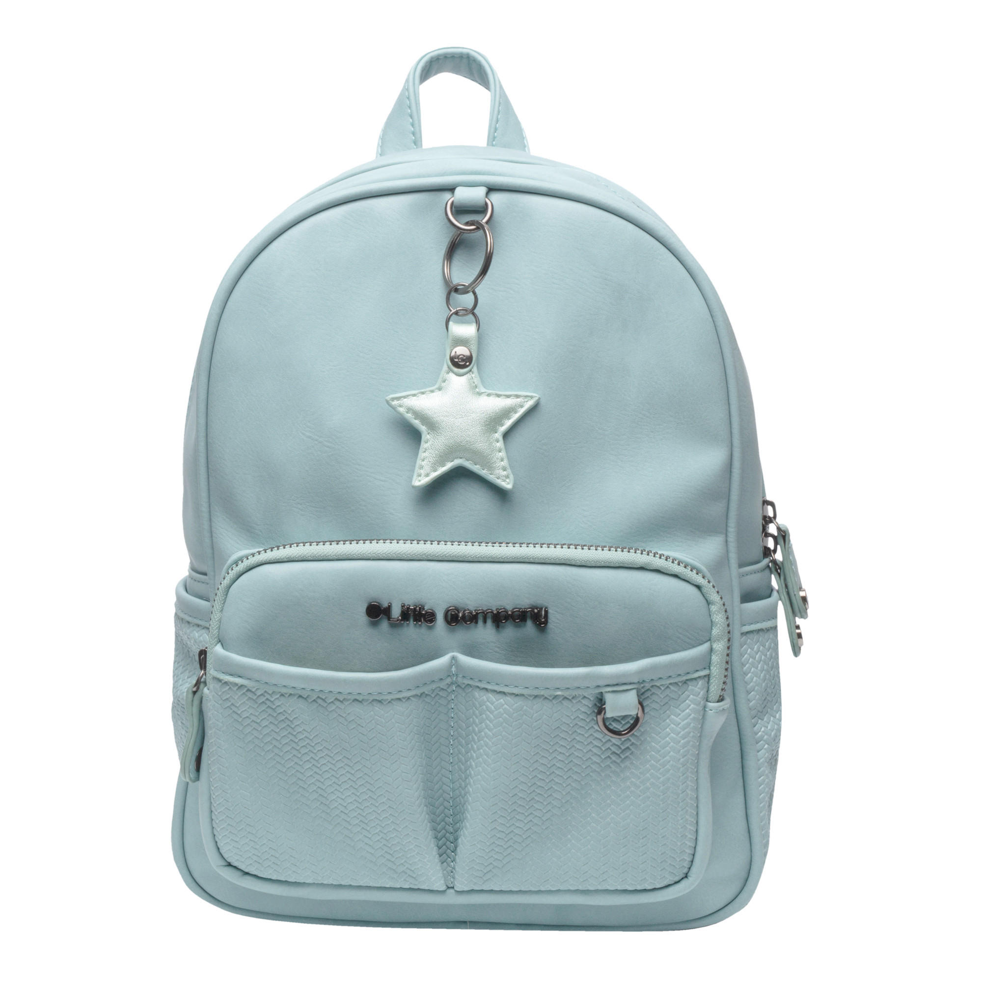 KINDERRUCKSACK - Mintgrün, Basics, Kunststoff (27/14/31cm) - Bebe Jou