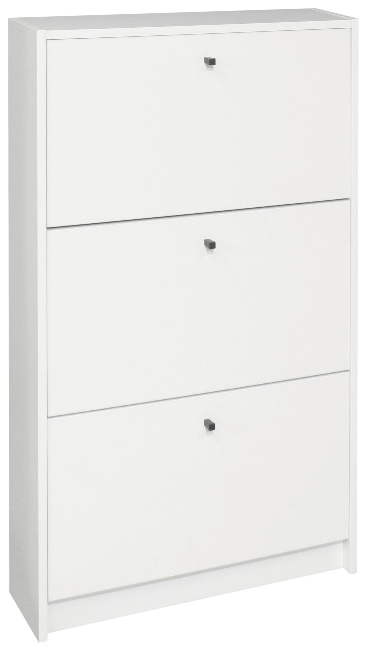 SCHUHKIPPER Flap  in 60/104/16 cm  - Anthrazit/Schwarz, Design, Holzwerkstoff/Metall (60/104/16cm) - Xora