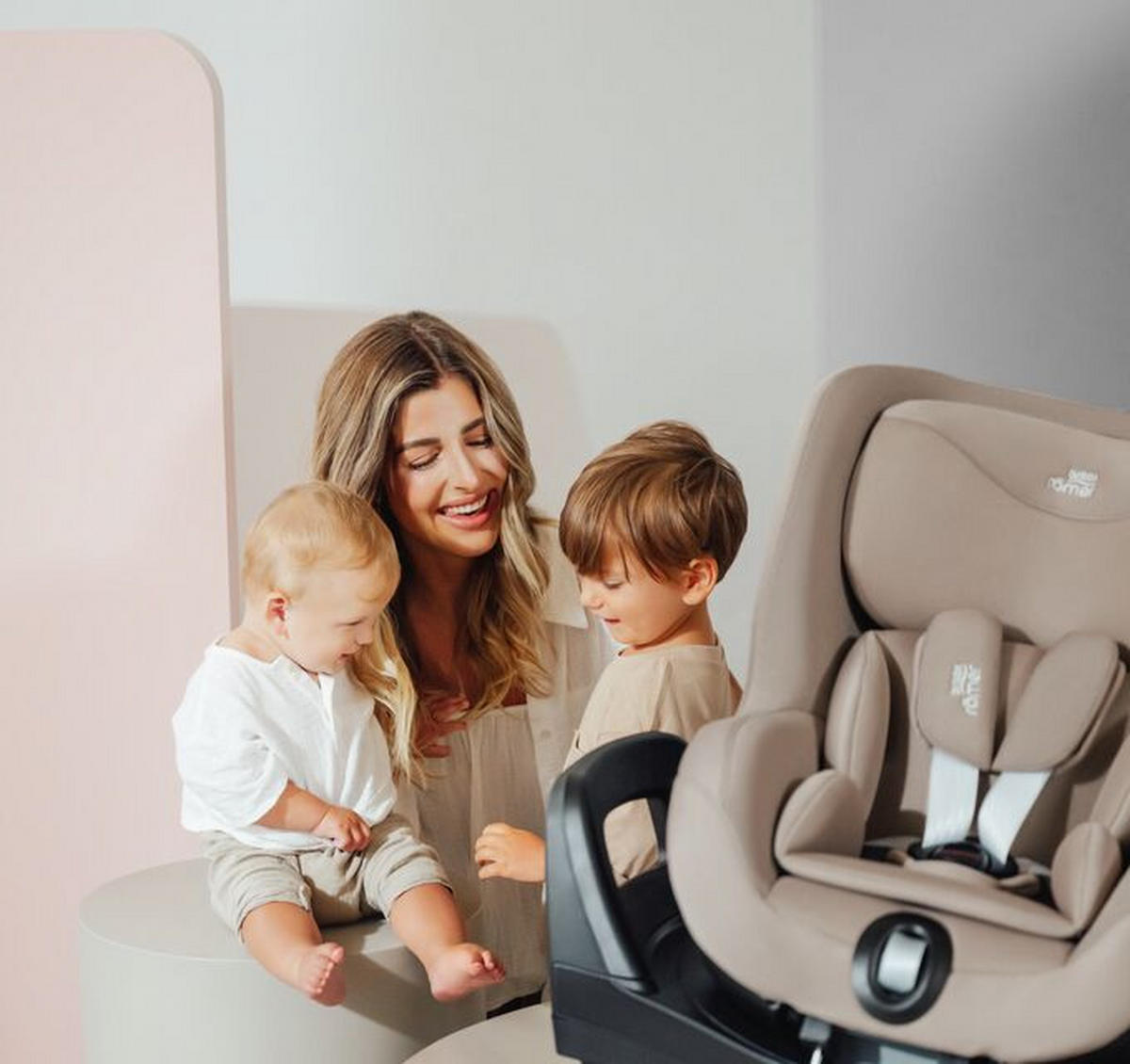 KINDERAUTOSITZ Advansafix Pro  - Hellbraun/Cappuccino, Basics, Kunststoff/Textil (44/60/48cm) - Britax Römer