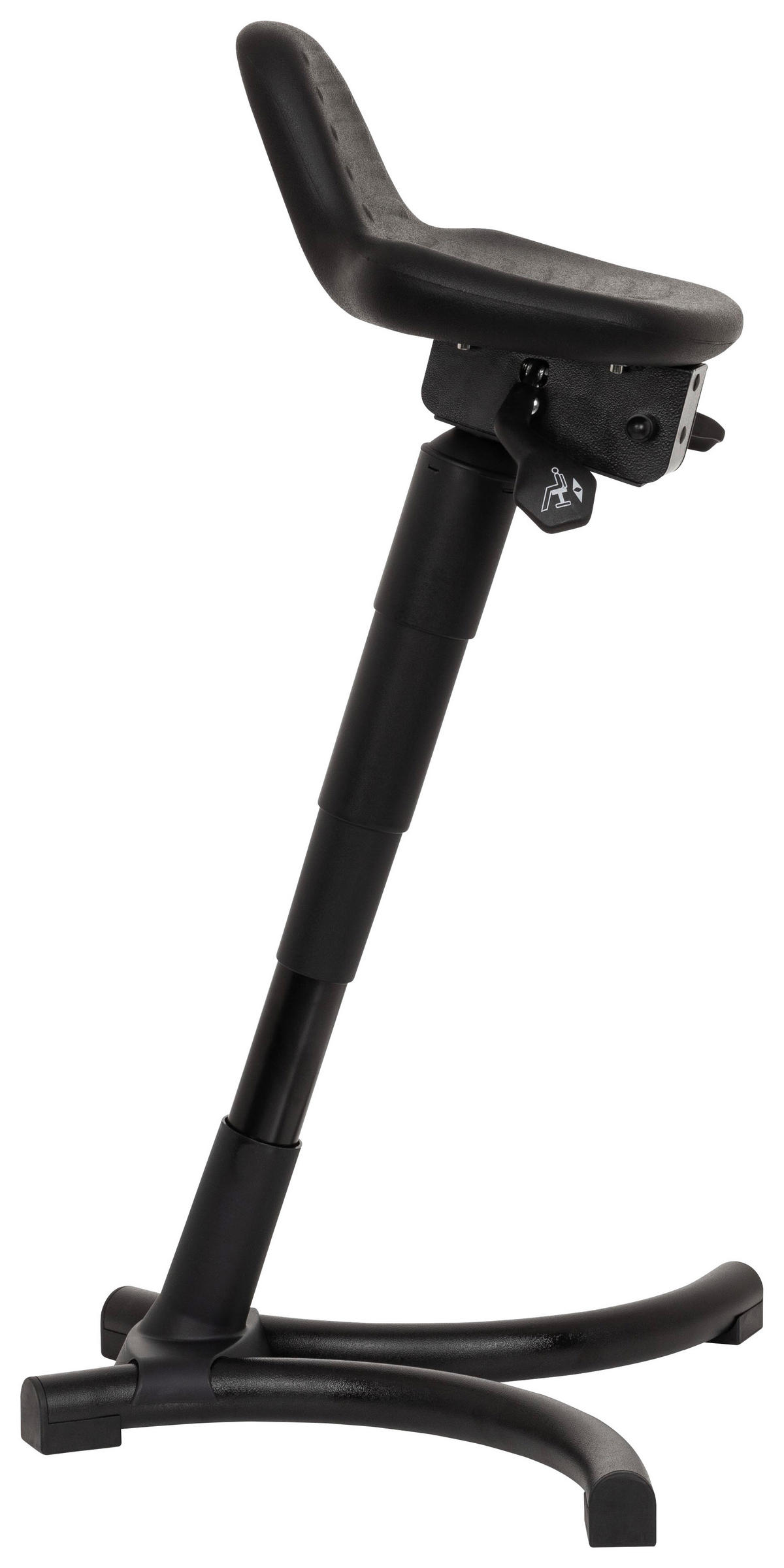 STÅSTÖD  svart  - svart, Basics, metall/plast (56/75-92/47cm) - MID.YOU