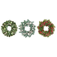 ADVENTNÝ VENIEC 34 cm - lesná zelená, Lifestyle, plast/prírodné materiály (34cm) - X-Mas