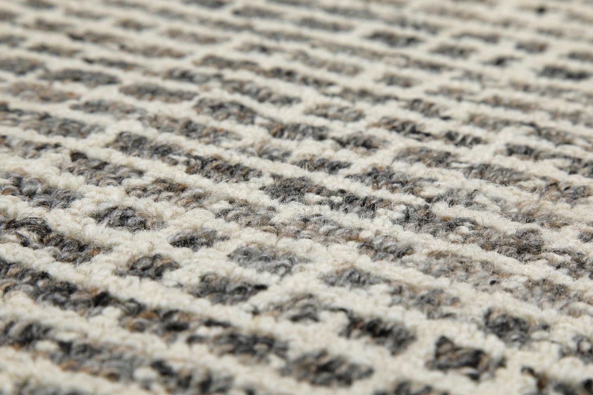 FLACHWEBETEPPICH  Wohnzimmer 240/340 cm Hamptons FOURTEEN Creme, Grau rechteckig  - Creme/Grau, Basics, Textil (240/340cm) - WECON HOME