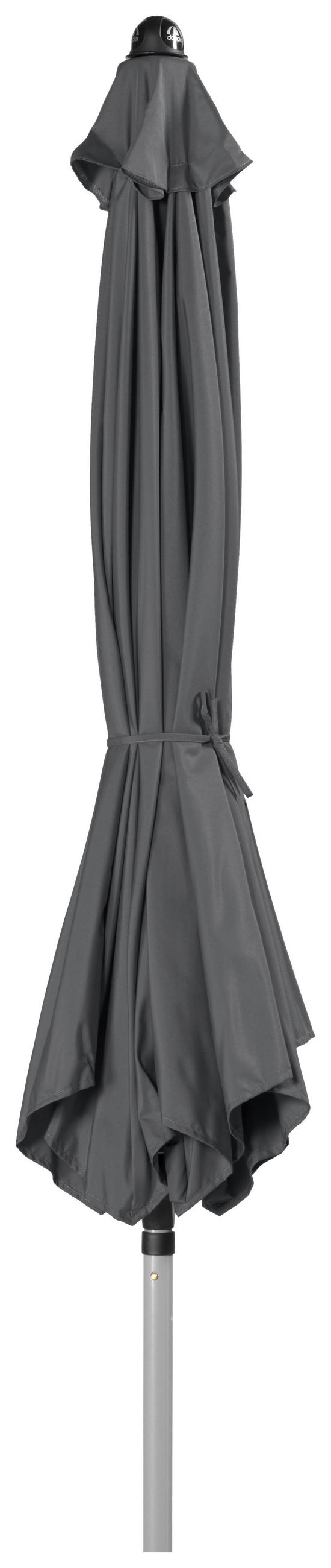 SONNENSCHIRM 280 cm Anthrazit  - Anthrazit/Silberfarben, Design, Textil/Metall (280/280cm) - Doppler