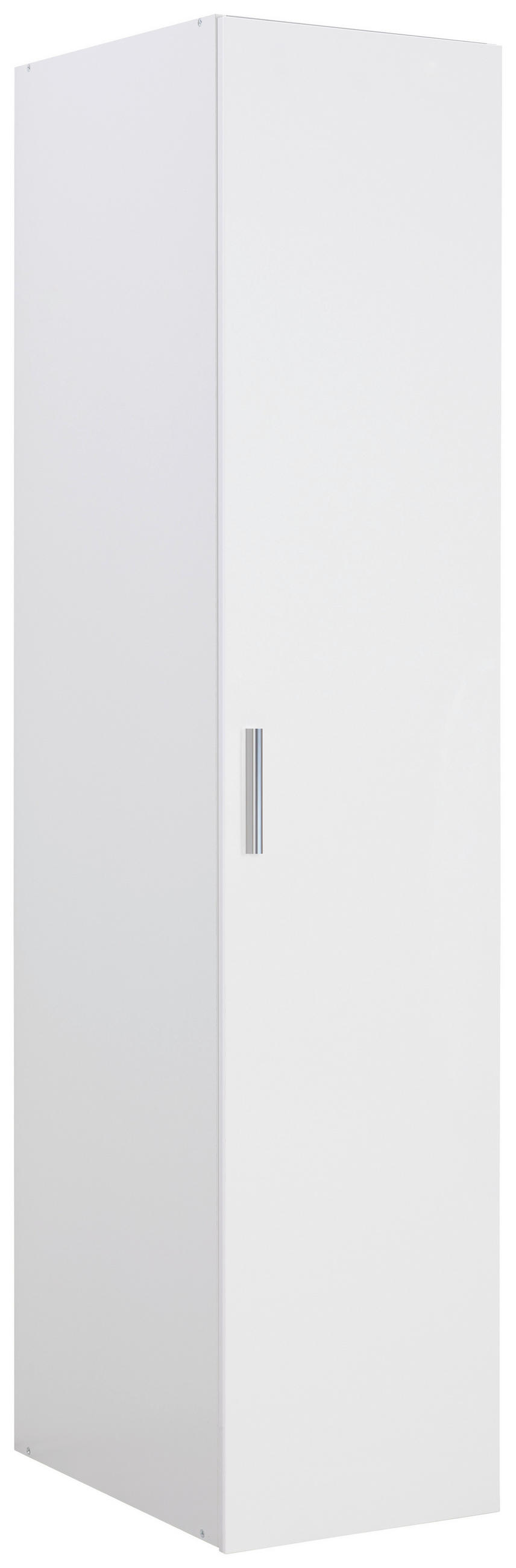 SKŘÍŇ NA ODĚV, bílá, 50/185/54 cm - bílá/barvy chromu, Design, kompozitní dřevo/plast (50/185/54cm) - Xora