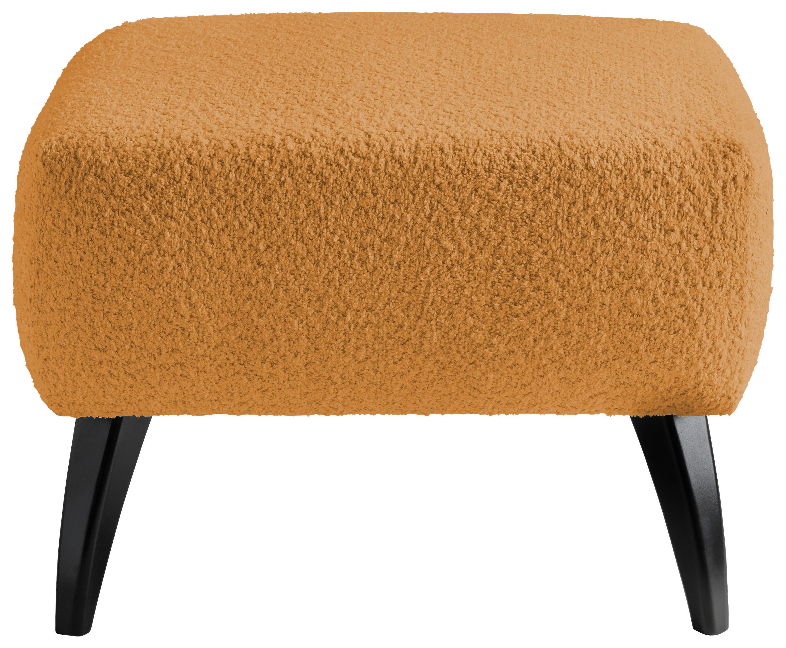 HOCKER in Holz, Textil Goldfarben  - Goldfarben/Schwarz, MODERN, Holz/Textil (66/44/66cm) - MID.YOU