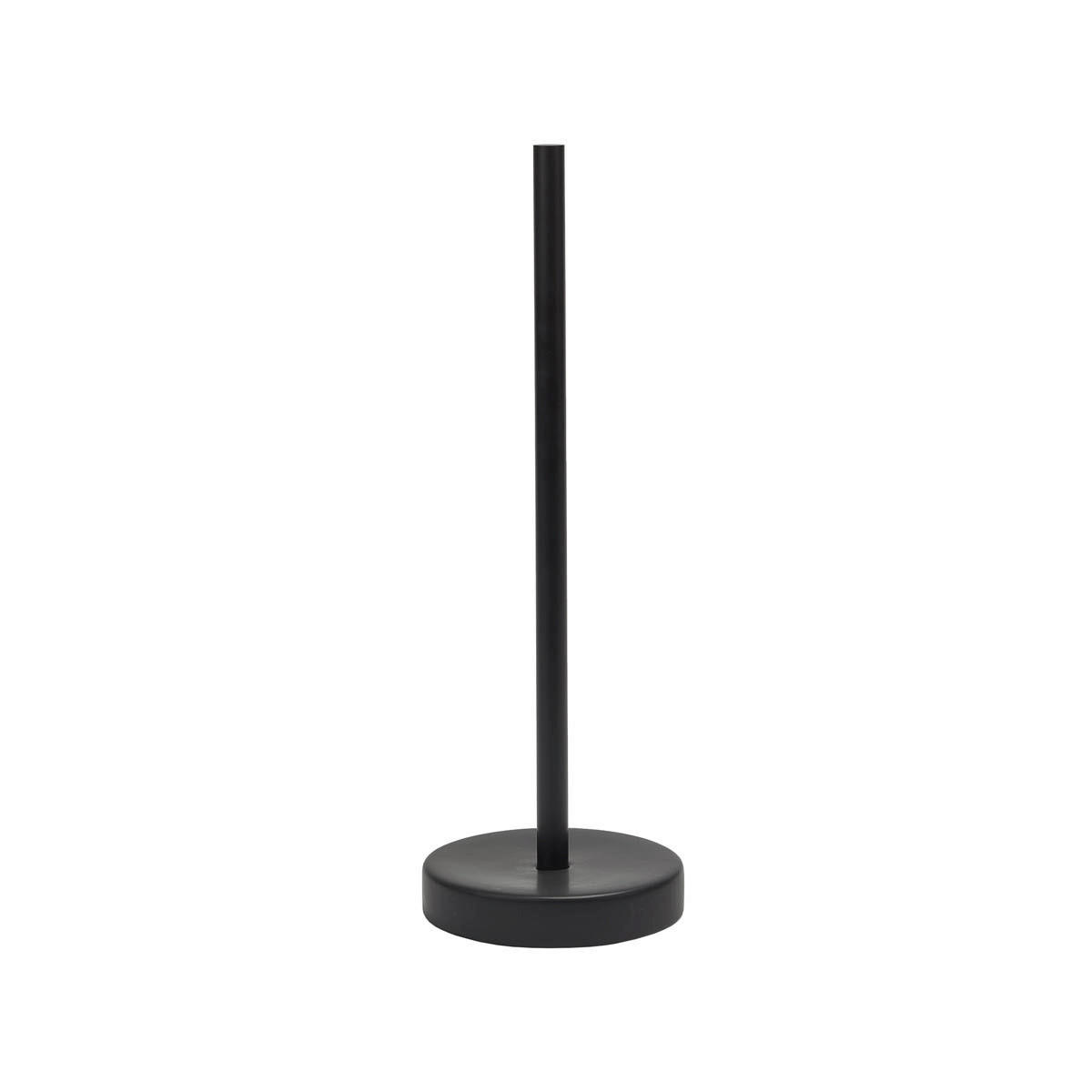 TOILETTENPAPIERHALTER - Schwarz, Basics, Keramik (13/38,5cm) - Aquanova