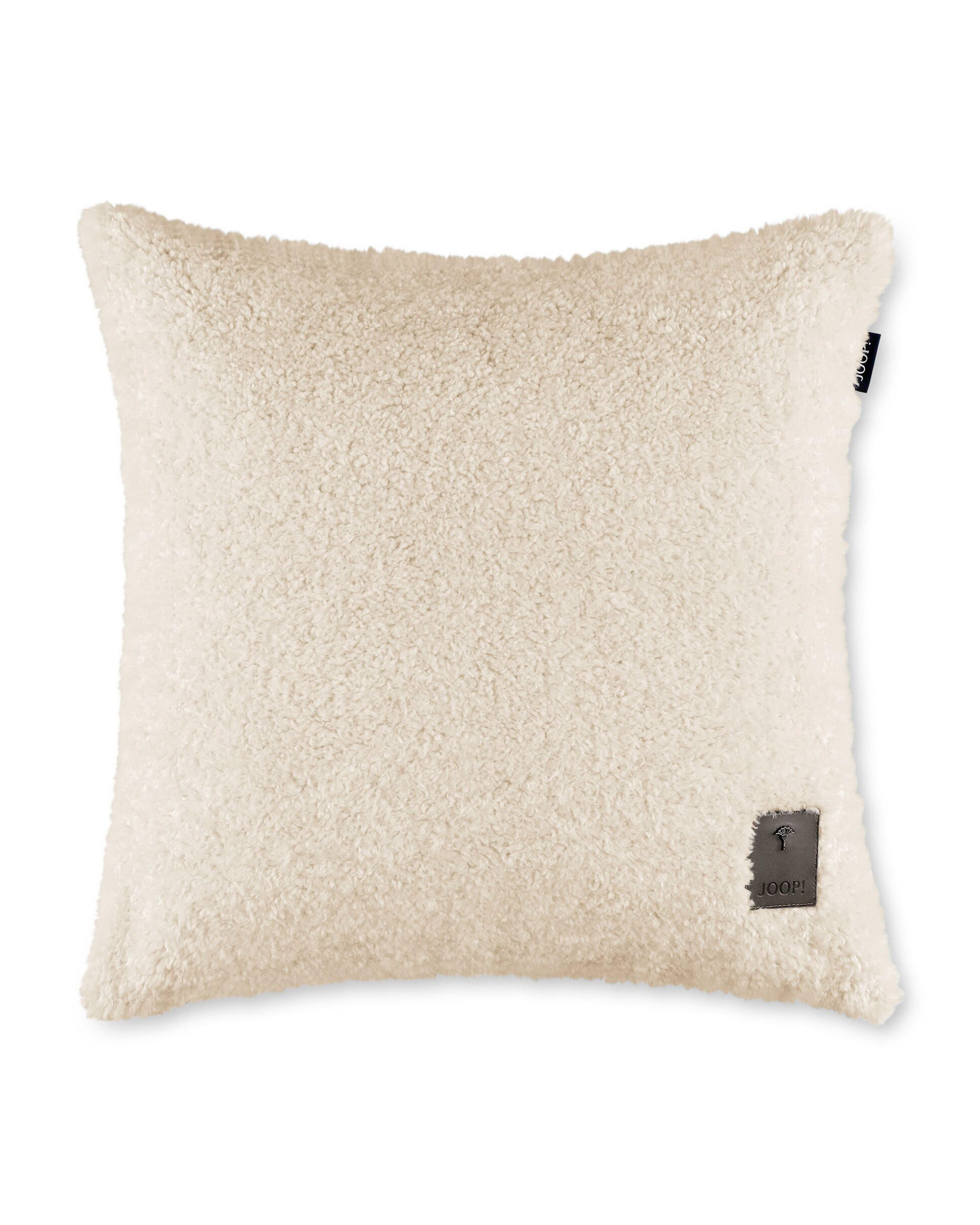 KISSENBEZUG CURLY 50/50 cm  - Creme/Weiß, Basics, Textil (50/50cm) - Joop!