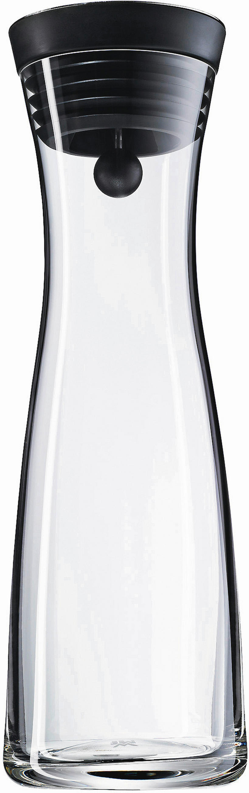 WASSERKARAFFE 1 l  Basic  - Klar/Edelstahlfarben, Basics, Glas/Kunststoff (1l) - WMF