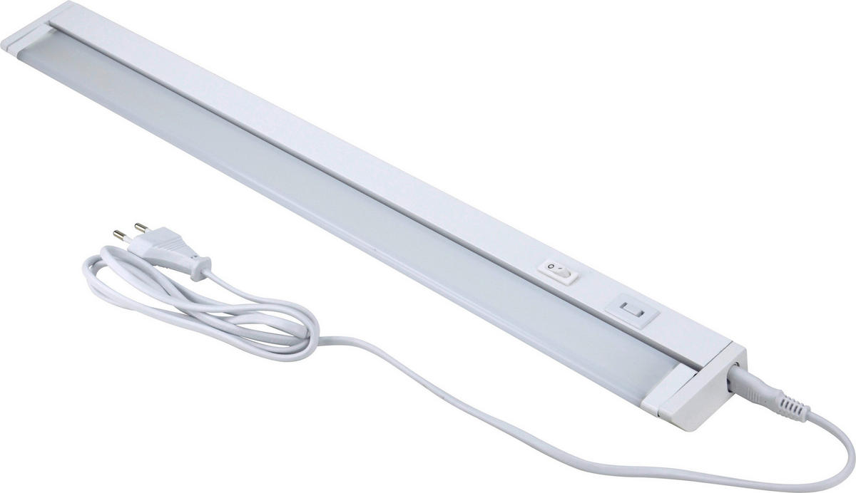 LICHTLEISTE 85,6/2,4/6,1 cm   - Weiß, Basics, Kunststoff (85,6/2,4/6,1cm)