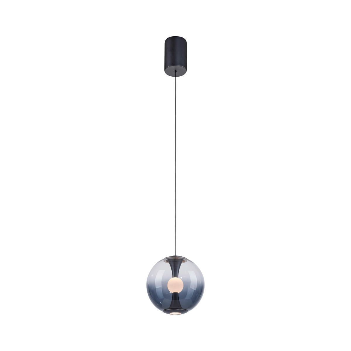 LED-PENDELLEUCHTE PURE Glow 20/80-200 cm   - Grau, MODERN, Glas/Kunststoff (20/80-200cm) - Neuhaus PURE