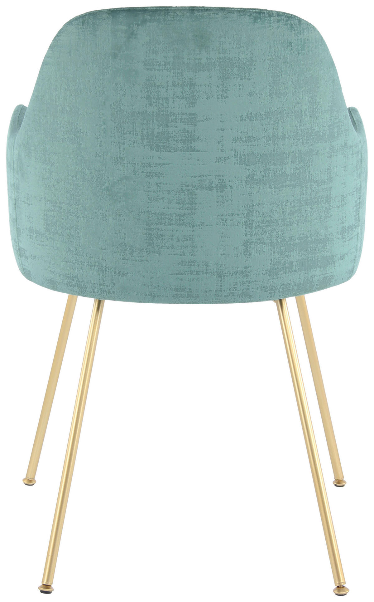 ARMLEHNSTUHL  in Eisen  - Goldfarben/Grau, Design, Holz/Kunststoff (53/85/50cm) - Kayoom
