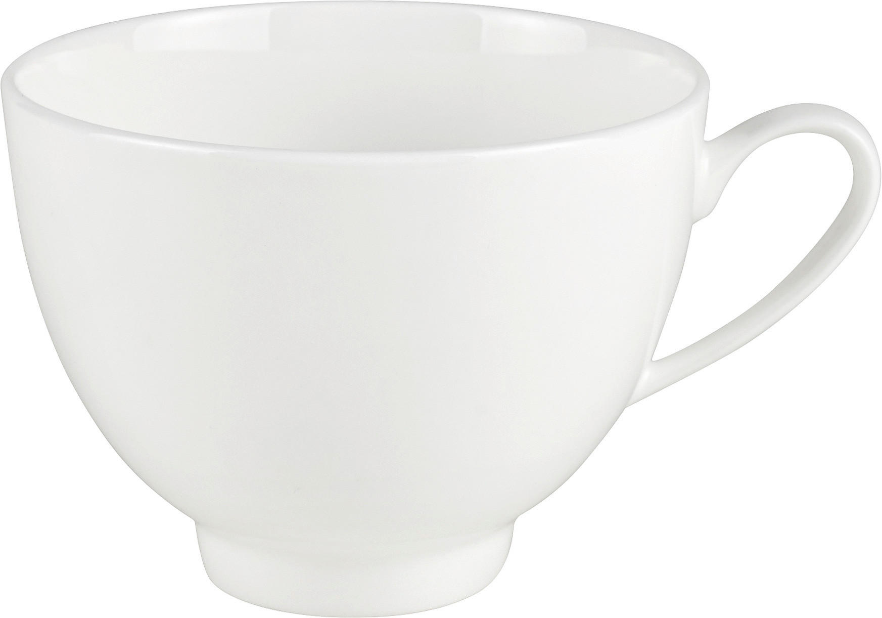 ŠÁLKA NA KÁVU kostný porcelán (bone china) - biela, Basics, keramika (9/6,5cm) - Novel
