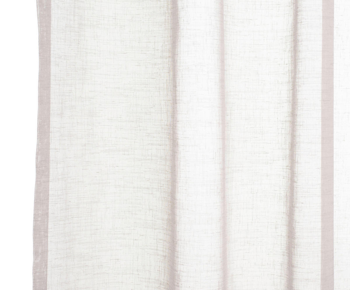 FERTIGVORHANG  halbtransparent  140/245 cm   - Silberfarben, Basics, Textil (140/245cm) - Esposa