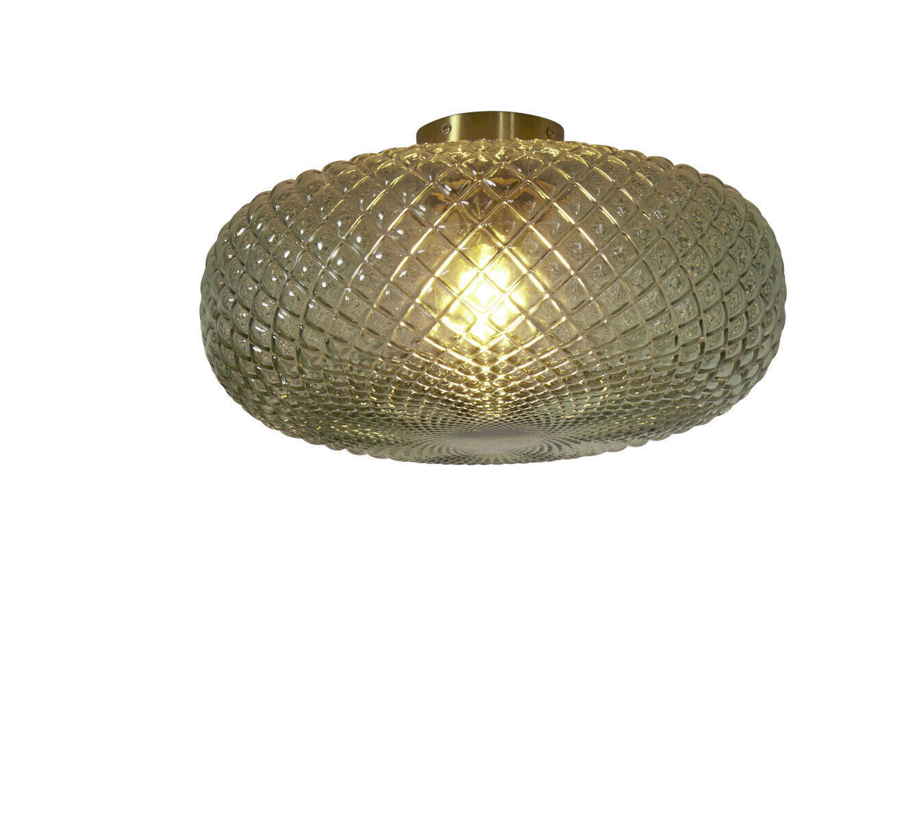 TAKLAMPA 44/24 cm - grön, Trend, glas (44/24cm) - It's about Romi