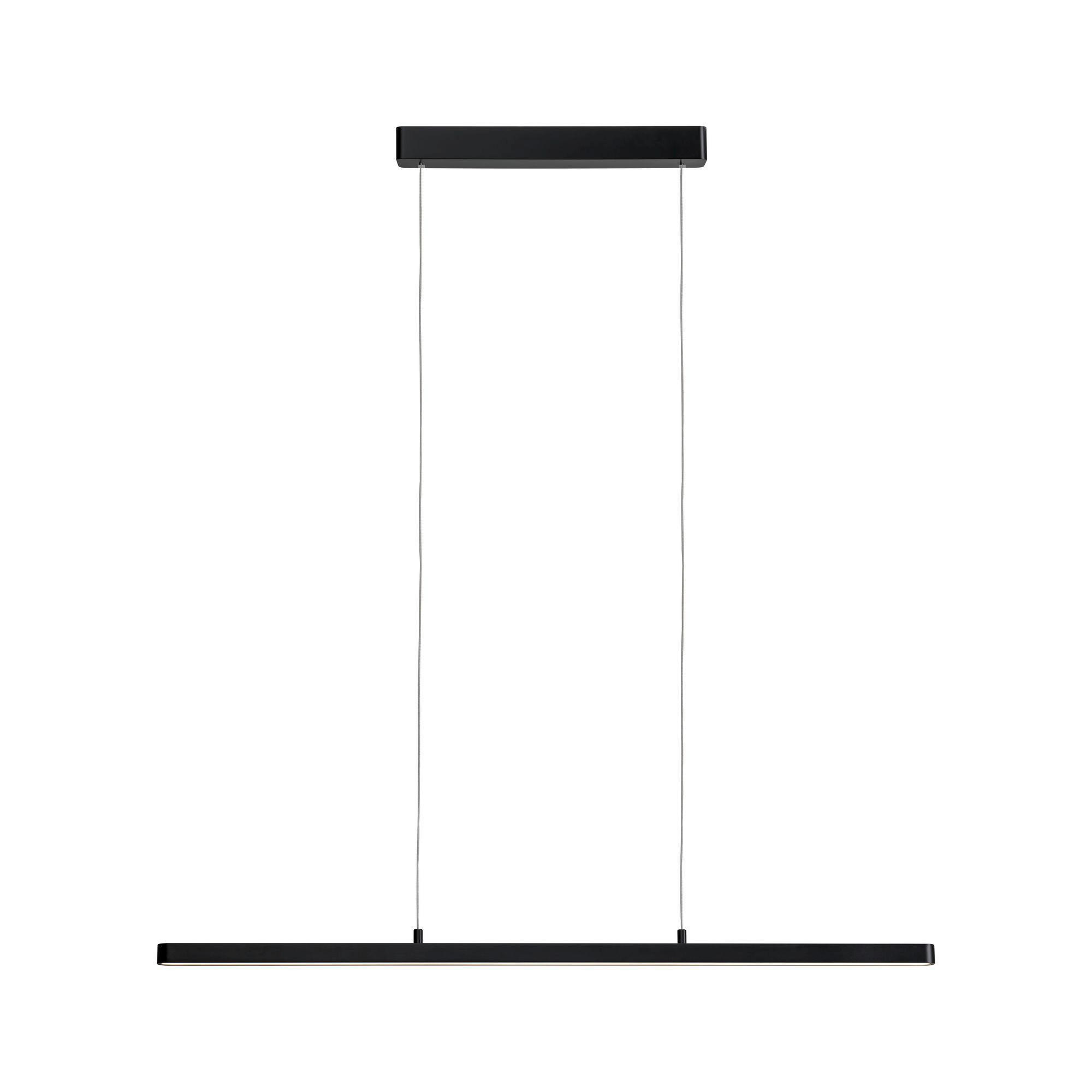 LED-HÄNGELEUCHTE LENTO 100/150 cm   - Schwarz, Design, Kunststoff/Metall (100/150cm) - Paulmann