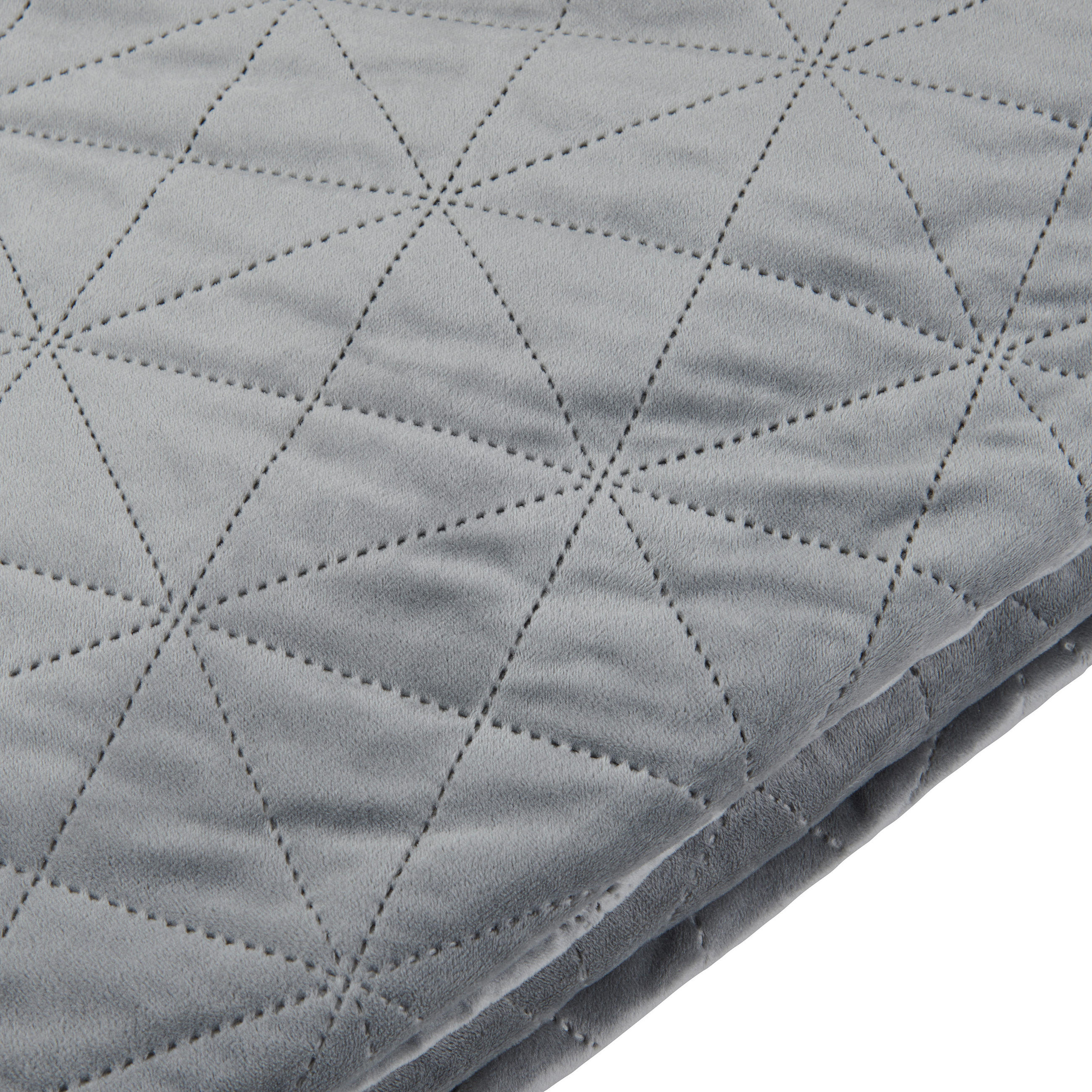 TAGESDECKE 220/240 cm  - Grau, Basics, Textil (220/240cm) - Novel