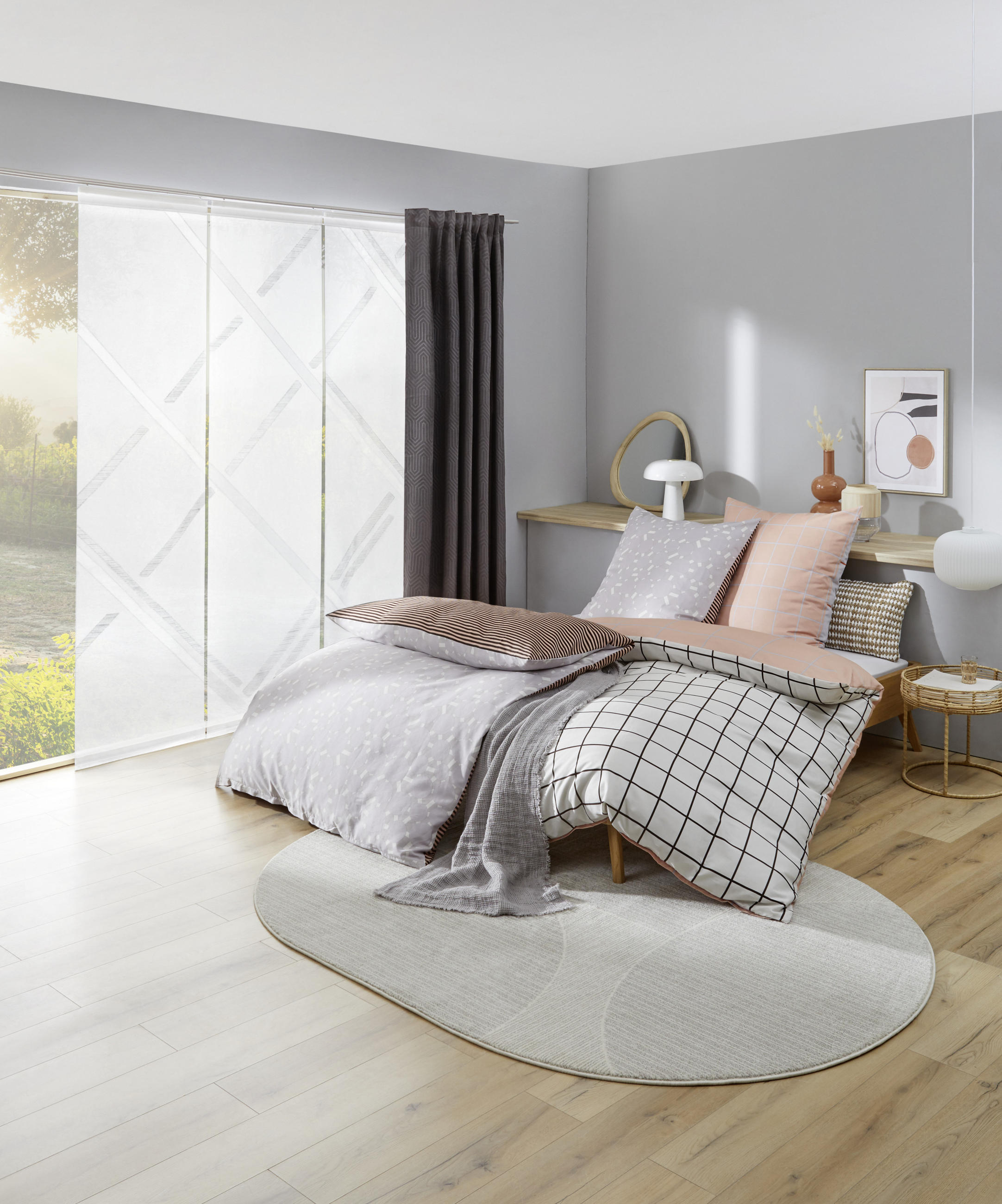 BETTWÄSCHE Satin - Braun, Trend, Textil (135/200cm) - Tom Tailor