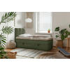 BOXBETT 90/200 cm  in Dunkelgrün  - Dunkelgrün/Schwarz, MODERN, Holz/Holzwerkstoff (90/200cm) - MID.YOU