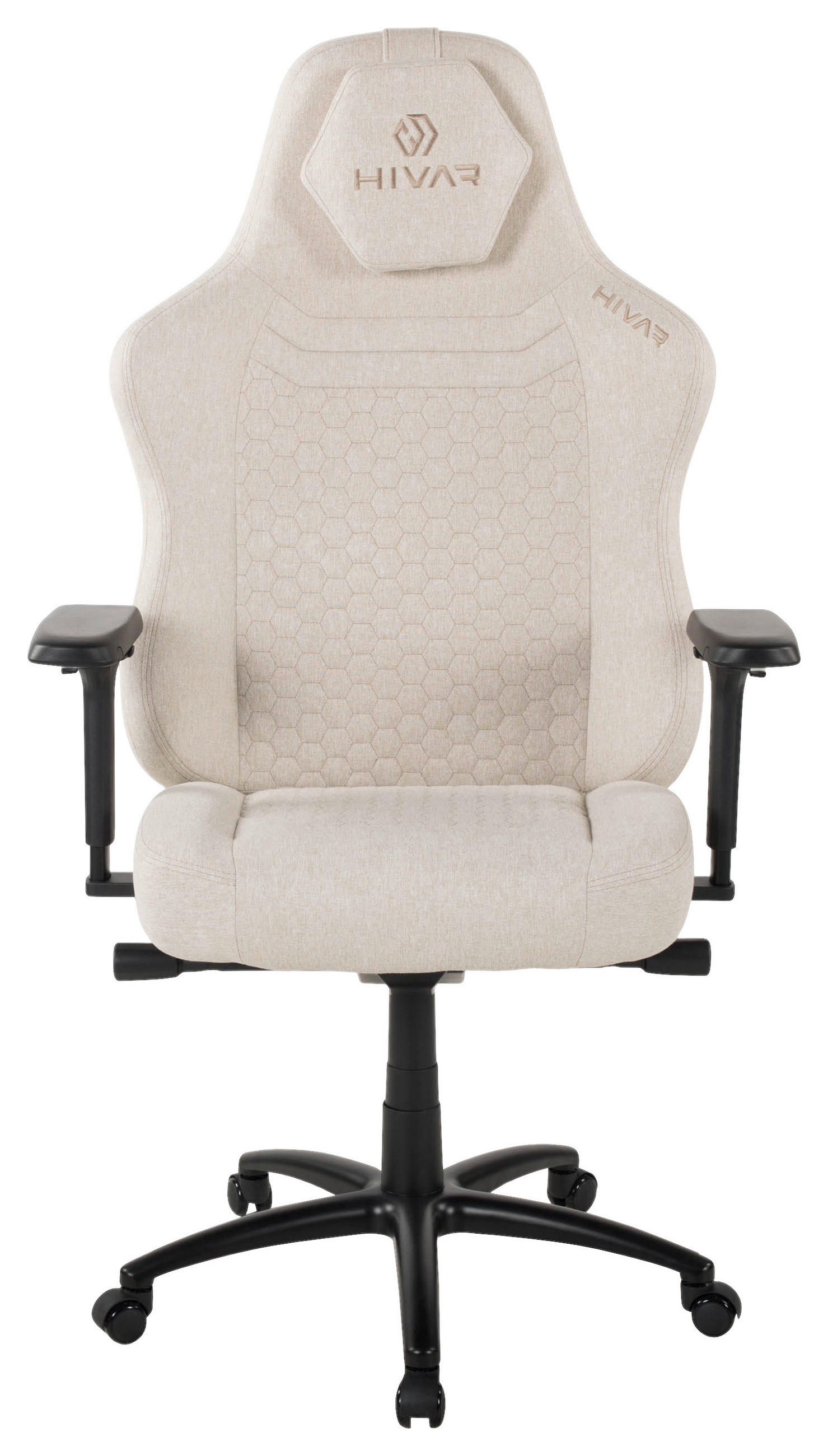ORBICAL XL Desert Coal Schwarz, Beige Metall, Textil   - Beige/Schwarz, LIFESTYLE, Textil/Metall (81/147/72cm) - HIVAR