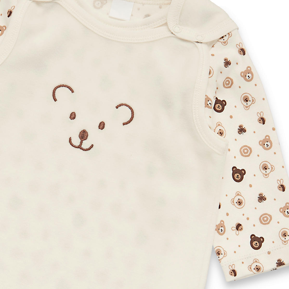 BABYBEKLEIDUNGSSET NOS Lutz Kapseln 2-teilig  - Creme, Basics, Textil (50/56null) - Patinio
