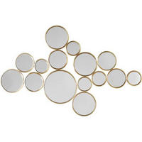 SPIEGEL 138/93/2 cm    in  - Messingfarben, Design, Glas/Metall (138/93/2cm) - Kare-Design