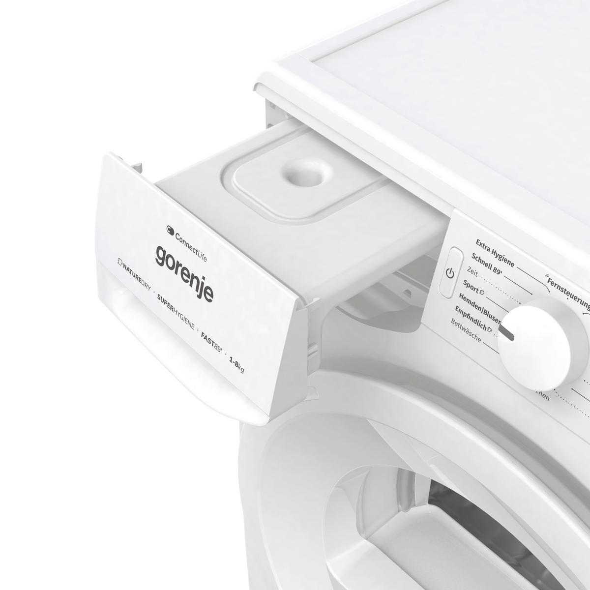 WÄRMEPUMPENTROCKNER DPNE83/GN  - Weiß, LIFESTYLE, Glas/Kunststoff (60/85/62,5cm) - Gorenje