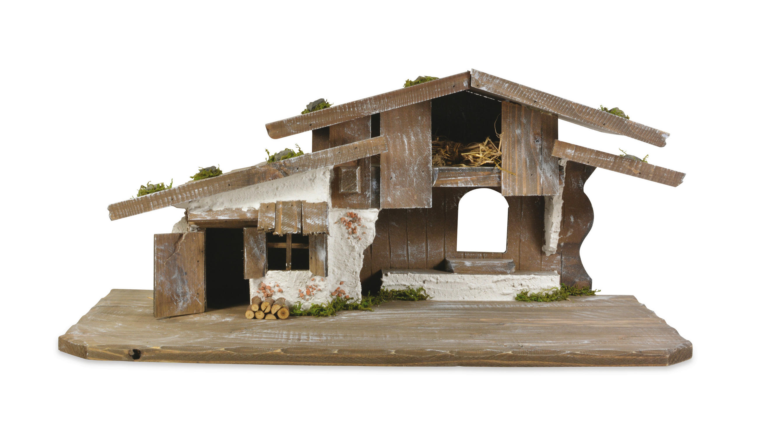 WEIHNACHTSKRIPPE - Basics (69/36,5/33,5cm) - X-Mas