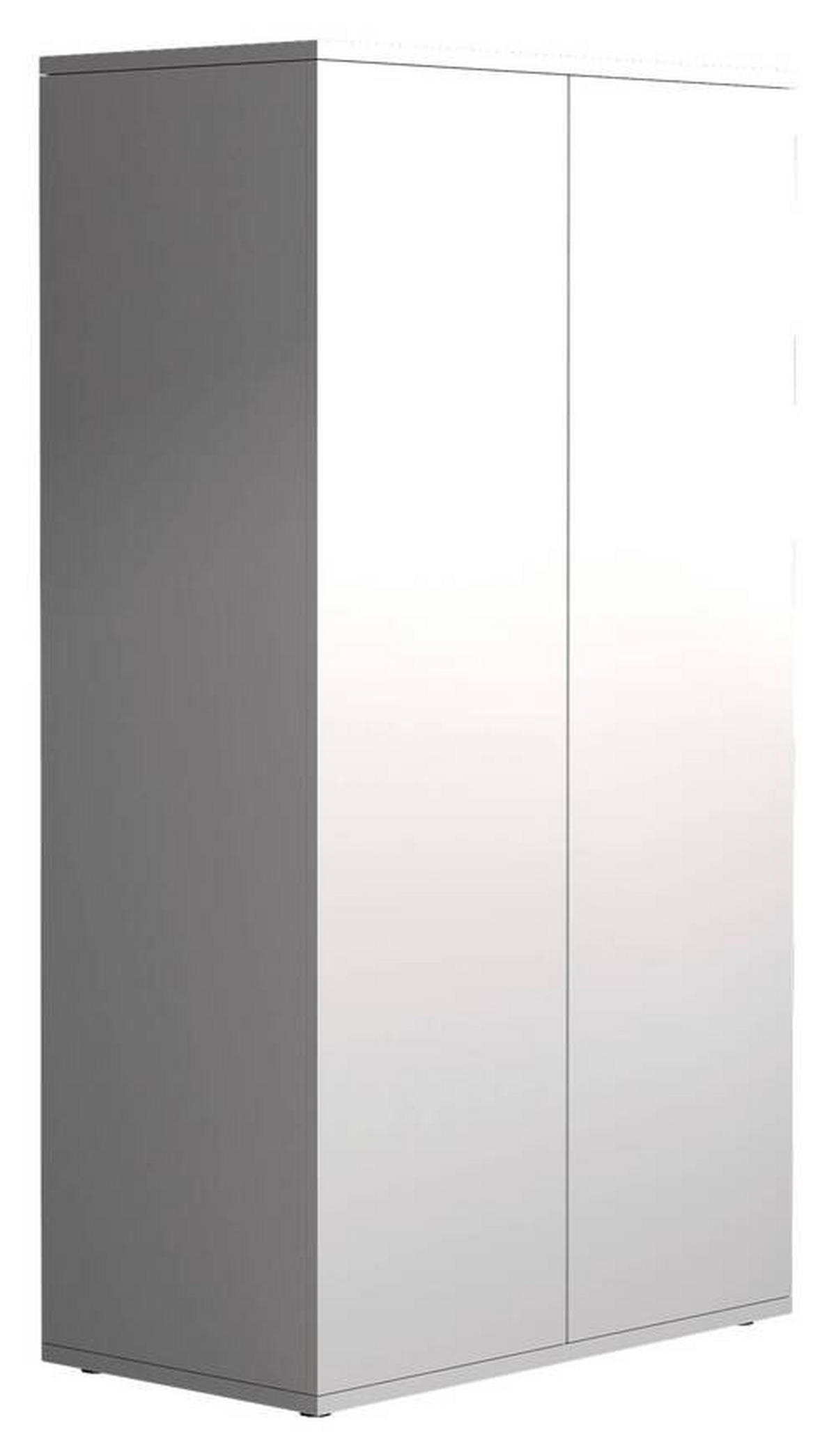 KOMMODE 60/108/32 cm  in Weiss  - Weiss/Anthrazit, Modern, Holzwerkstoff/Kunststoff (60/108/32cm) - MID.YOU