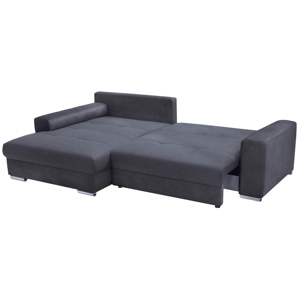 Thumbnail - Livetastic Ecksofa Larnaca, Anthrazit, Textil, 3-Sitzer, Füllung: Schaumstoff, Schaumstoffflocken,Schaumstoff, Schaumsto...