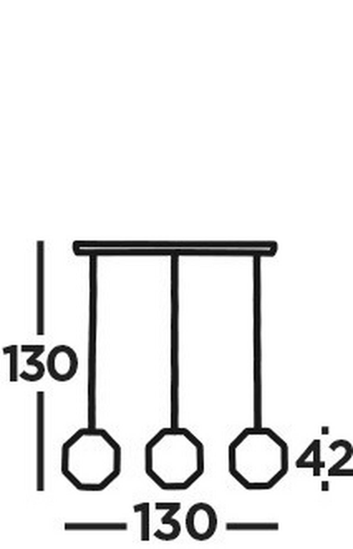 VISEČA SVETILKA  Wicker 130/130/30 cm           E27 - črna, Design, kovina/tekstil (130/130/30cm)