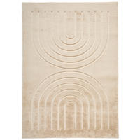HOCHFLORTEPPICH 160/230 cm Champagner, Beige rechteckig  - Champagner/Beige, Design, Textil (160/230cm) - Novel
