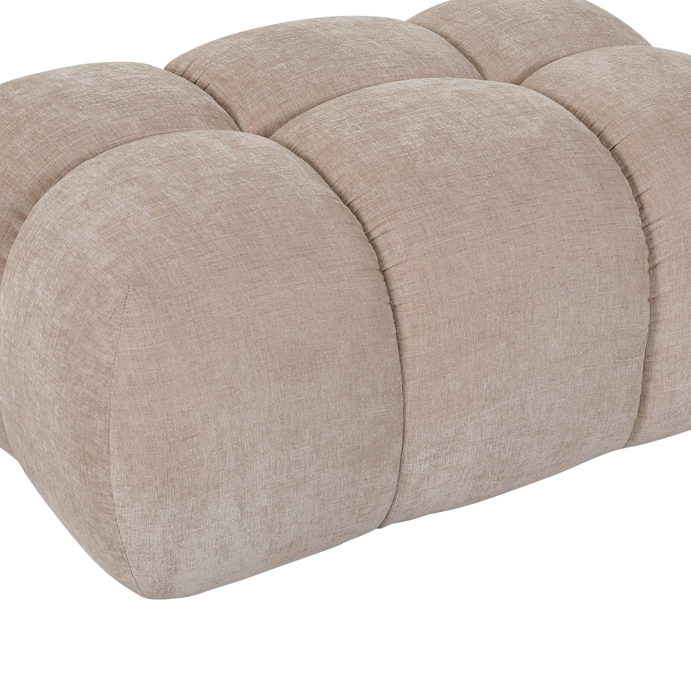 Thumbnail - Carryhome Hocker, Beige, Textil, rechteckig, 86x42x57 cm, Stoffauswahl, Stühle