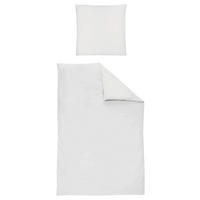 BETTWÄSCHE Makosatin 155/200 cm  - Silberfarben, KONVENTIONELL, Textil (155/200cm) - Irisette