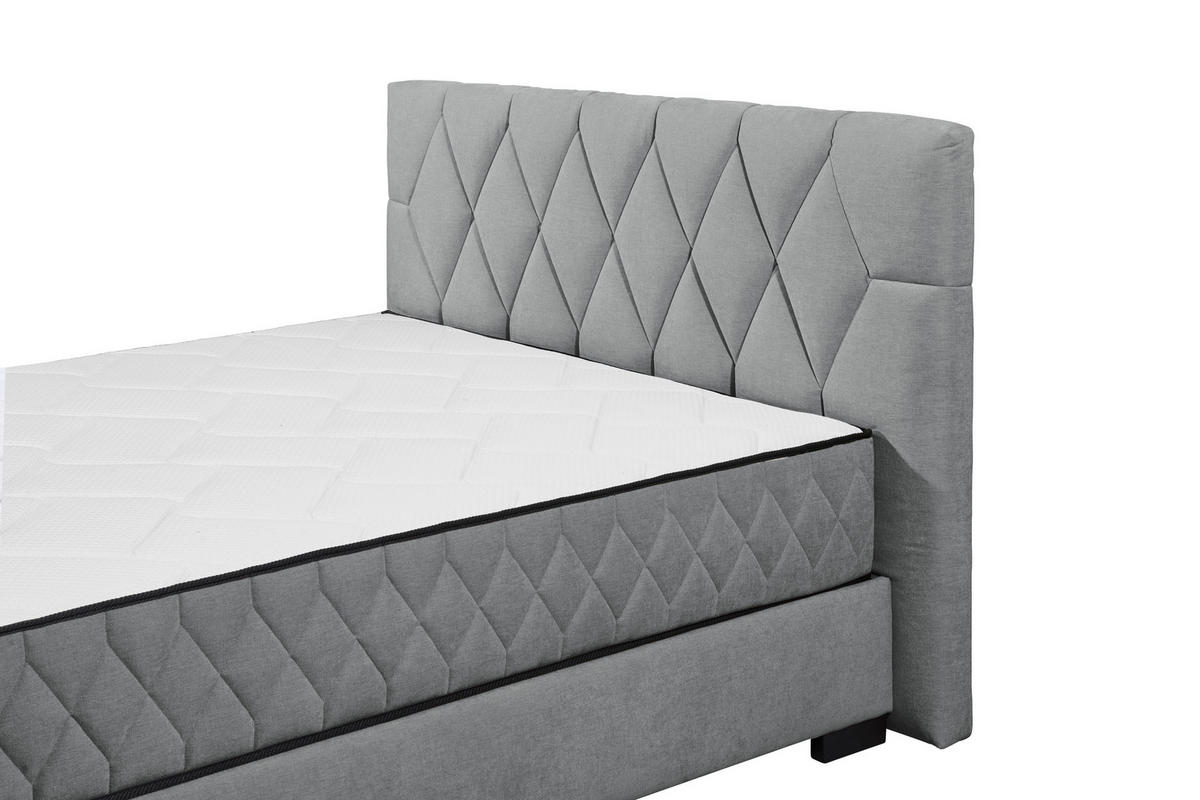BOXBETT 160/200 cm  in Anthrazit  - Anthrazit/Schwarz, MODERN, Holzwerkstoff/Kunststoff (160/200cm) - MID.YOU