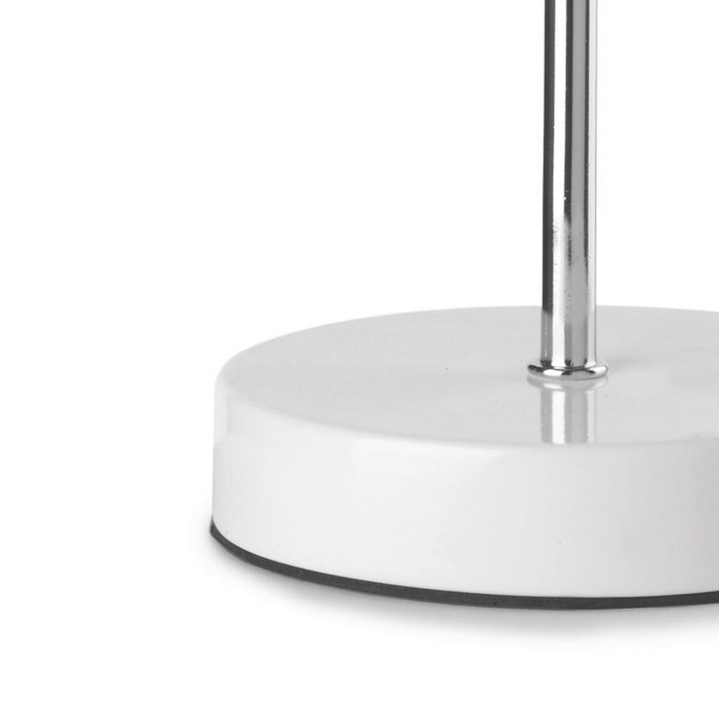 Thumbnail - Tischleuchte, Blau, Weiß, Metall, Textil, 35 cm, Lampen & Leuchten, Innenbeleuchtung, Tischlampen, Tischlampen