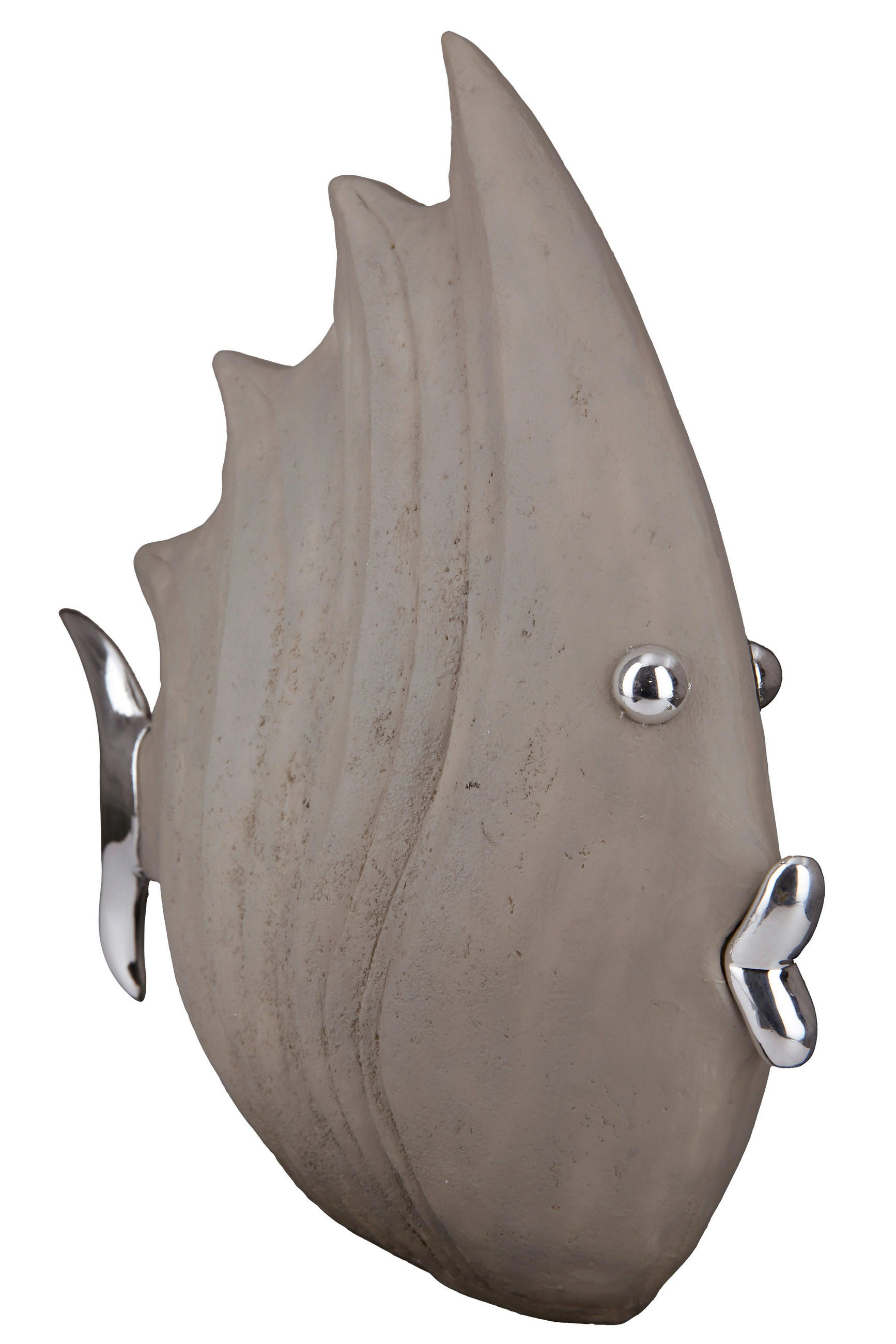 DEKOFISCH - Hellgrau, Basics, Kunststoff (29/26/9,5cm)