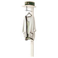 GARDEROBENPANEEL in 33/167/31 cm - Sandfarben, Design, Holzwerkstoff (33/167/31cm) - Moderano
