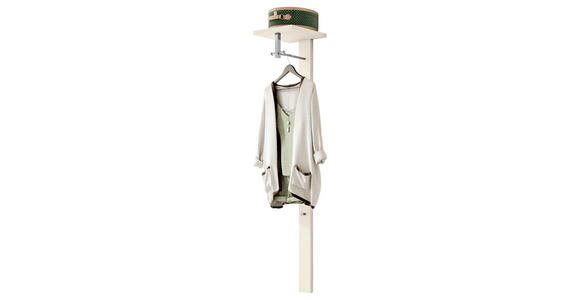 GARDEROBENPANEEL in 33/167/31 cm - Sandfarben, Design, Holzwerkstoff (33/167/31cm) - Moderano