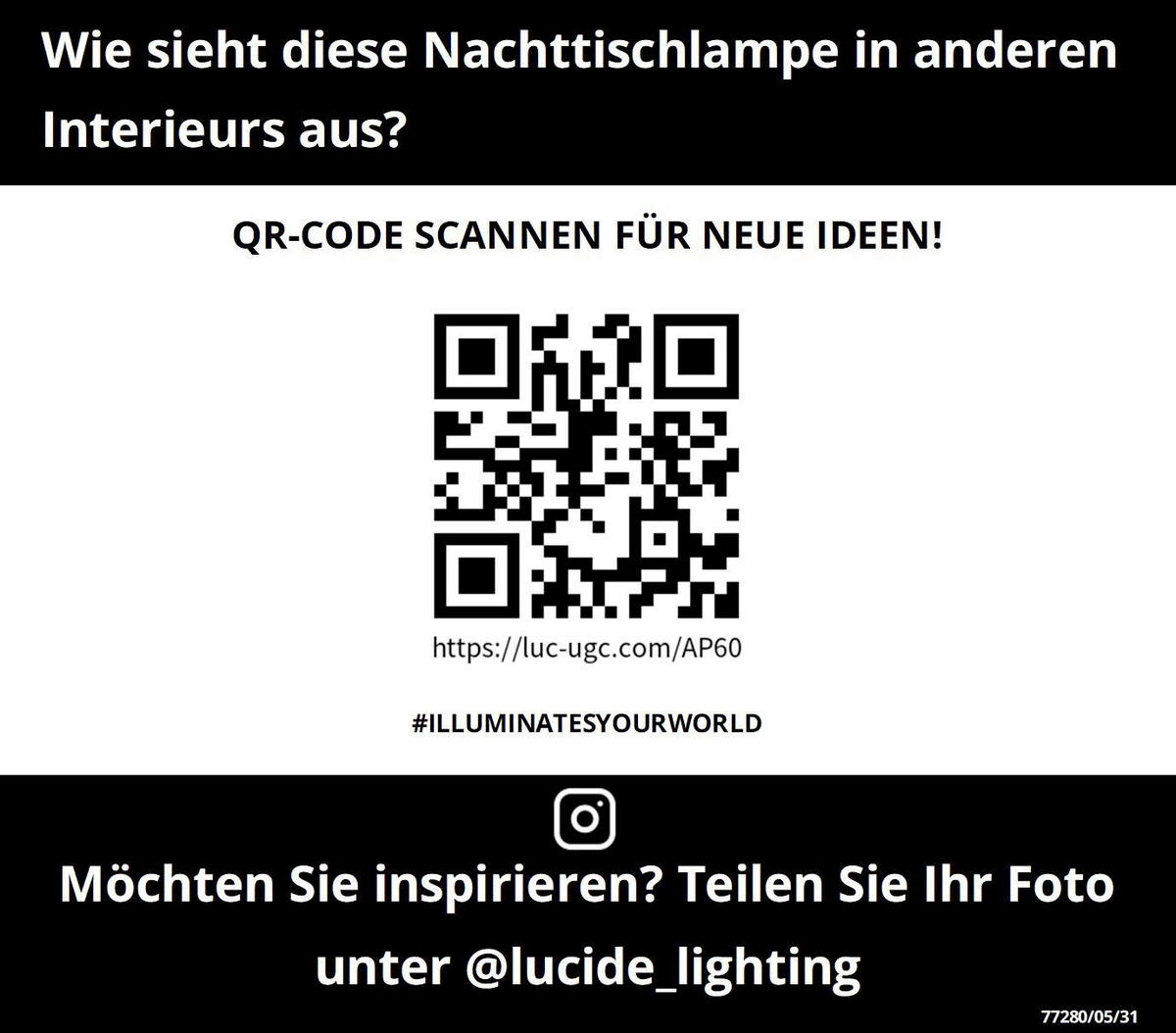 LESELEUCHTE - Design, Metall (14/25/11.5cm) - Lucide